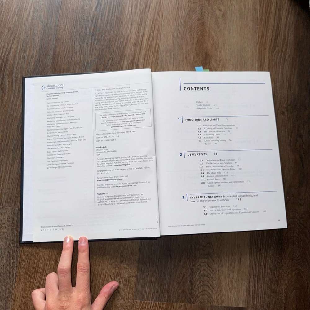 Essential Calculus Textbook - Picture 8 of 8